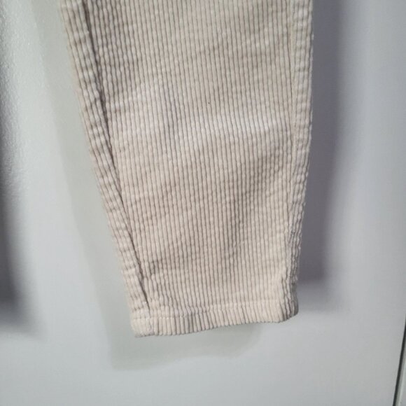 PAIGE Womens SZ 25 Hoxton Ankle Corduroy Pants Cream - Picture 5 of 15